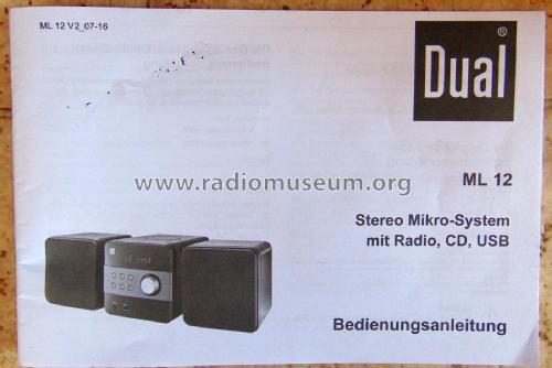 Stereo Mikro-System Radio; CD, USB ML12; Dual, DGC GmbH; (ID = 2304611) Radio