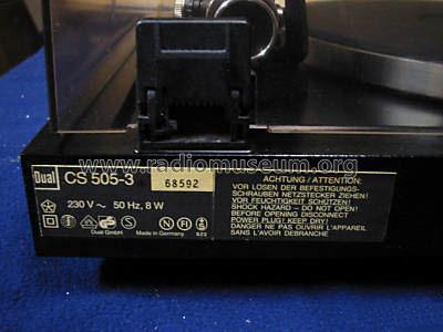Audiophile Concept CS505-3; Dual, Gebr. (ID = 535207) Ton-Bild