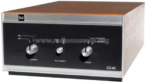 CD4 System Disk Demodulator CD 40; Dual, Gebr. (ID = 590194) Ampl/Mixer