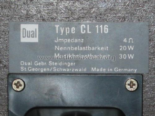 CL116; Dual, Gebr. (ID = 296652) Speaker-P