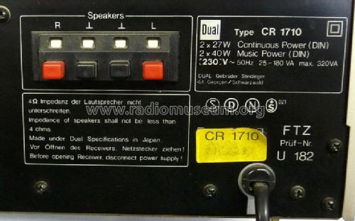 CR1710; Dual, Gebr. (ID = 632792) Radio