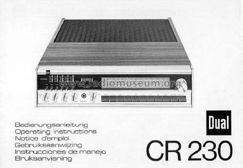 CR230; Dual, Gebr. (ID = 1775325) Radio