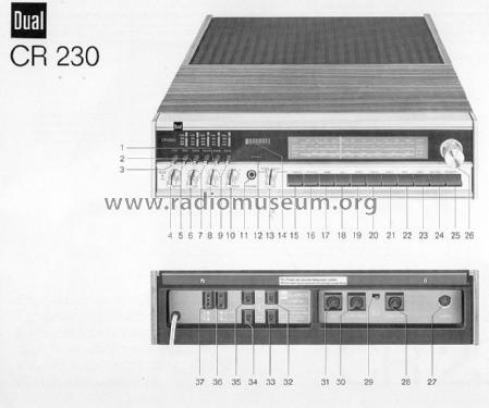 CR230; Dual, Gebr. (ID = 1775327) Radio