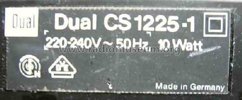 CS1225-1; Dual, Gebr. (ID = 502486) R-Player