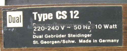 CS12; Dual, Gebr. (ID = 2394145) Reg-Riprod