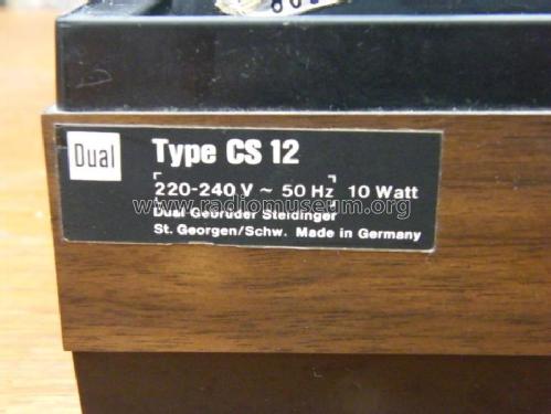 CS12; Dual, Gebr. (ID = 861604) R-Player