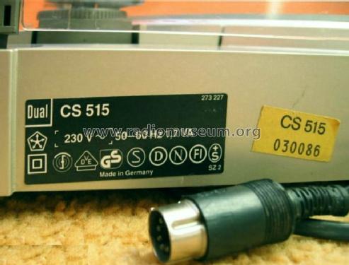 CS515; Dual, Gebr. (ID = 1653975) Enrég.-R