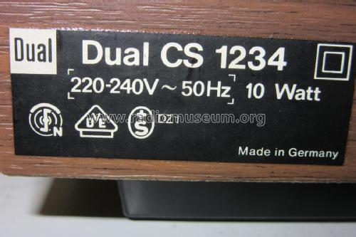 CS 1234; Dual, Gebr. (ID = 1963950) R-Player