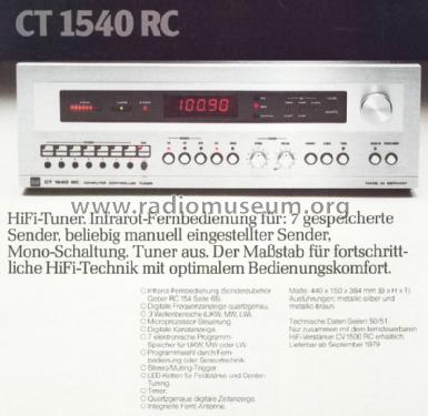 CT1540RC; Dual, Gebr. (ID = 1287043) Radio