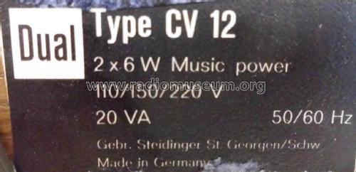 CV12; Dual, Gebr. (ID = 2028686) Ampl/Mixer