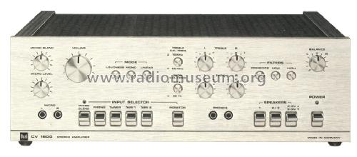 Stereo Amplifier CV1600; Dual, Gebr. (ID = 1084352) Ampl/Mixer