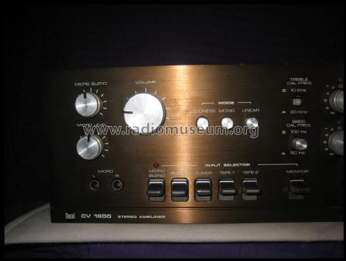 Stereo Amplifier CV1600; Dual, Gebr. (ID = 553698) Ampl/Mixer