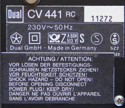 CV 441 RC; Dual, Gebr. (ID = 2364080) Ampl/Mixer