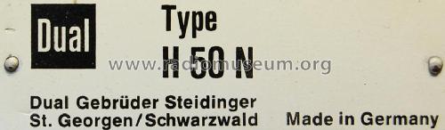 H50N; Dual, Gebr. (ID = 1858890) Sonido-V