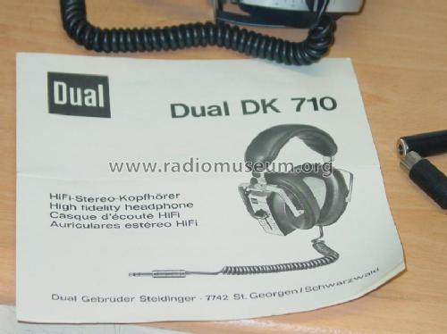 HiFi-Stereo-Kopfhörer DK710; Dual, Gebr. (ID = 101368) Speaker-P