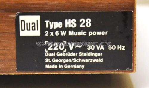 HS28; Dual, Gebr. (ID = 2124341) R-Player