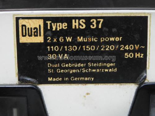 HS37; Dual, Gebr. (ID = 1519367) R-Player
