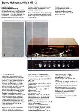 HS42W; Dual, Gebr. (ID = 2667358) Reg-Riprod