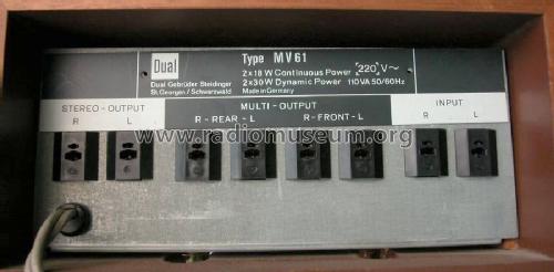 Multifonie-Zusatzverstärker MV61; Dual, Gebr. (ID = 241388) Ampl/Mixer