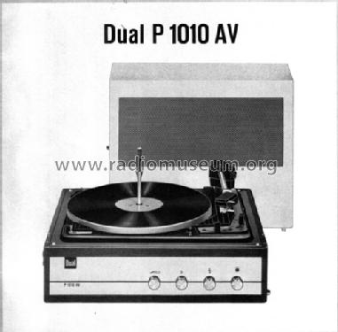 P-1010AV; Dual, Gebr. (ID = 153698) R-Player