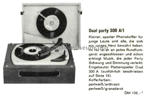Party 300A/1; Dual, Gebr. (ID = 2783882) Reg-Riprod