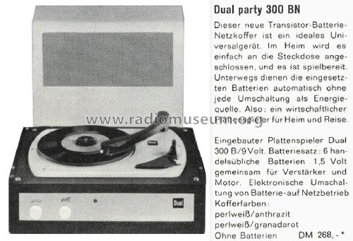 Party 300BN ; Dual, Gebr. (ID = 2265232) R-Player