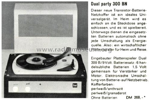 Party 300BN ; Dual, Gebr. (ID = 2784037) R-Player