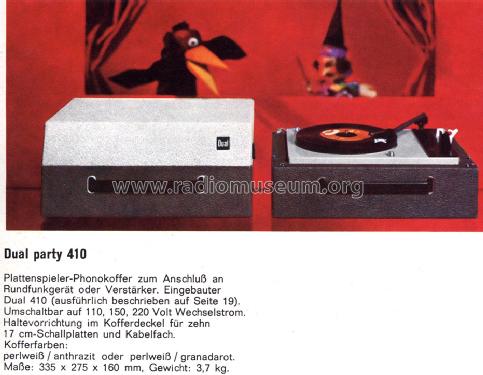 Party 410; Dual, Gebr. (ID = 1340318) Reg-Riprod