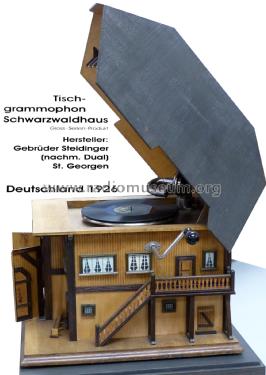 Tischgrammophon Schwarzwaldhaus ; Dual, Gebr. (ID = 2156383) TalkingM