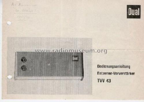 TVV43; Dual, Gebr. (ID = 1664230) Ampl/Mixer