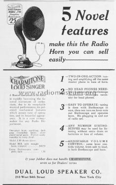 Charmitone Loud Singer Model H-8; Dual Loud Speaker (ID = 2051289) Speaker-P