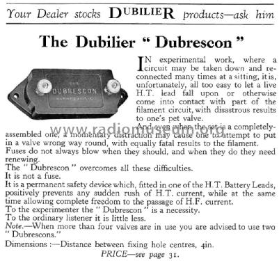 Dubrescon ; Dubilier Condenser (ID = 1587575) Bauteil