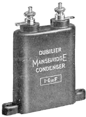 Mansbridge Condenser ; Dubilier Condenser (ID = 1584068) Bauteil