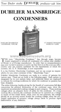 Mansbridge Condenser ; Dubilier Condenser (ID = 1584069) Bauteil