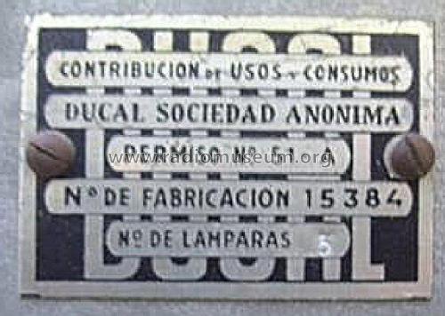 Malaquita ; Ducal, Germán S.A.; (ID = 2853633) Radio