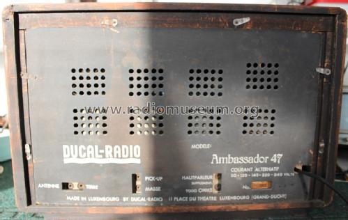 Ambassador 47; Ducal Radio; (ID = 1595114) Radio