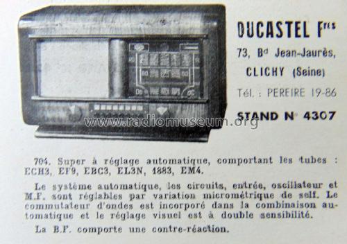 704; Ducastel Frères DAHG (ID = 2426405) Radio