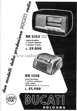 RR1350; Ducati, SSR Società (ID = 214025) Radio