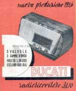 RR3410.1; Ducati, SSR Società (ID = 1234554) Radio