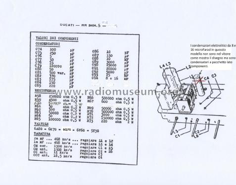 RR3404.5; Ducati, SSR Società (ID = 2775083) Radio