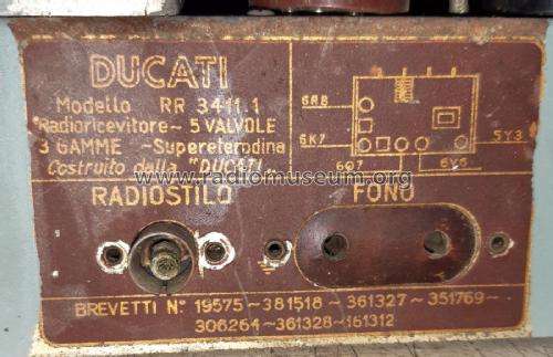 RR3411.1 ; Ducati, SSR Società (ID = 2859044) Radio