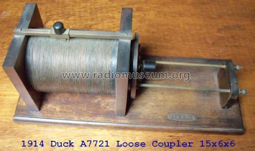 Loose Coupler Receiving Transformer No. A7721; Duck Co., J.J. and (ID = 1758916) mod-pre26