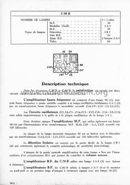 C80B; Ducretet -Thomson; (ID = 2597732) Radio