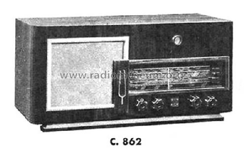 C862A; Ducretet -Thomson; (ID = 2281244) Radio