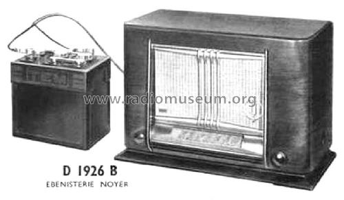 D1926B; Ducretet -Thomson; (ID = 1831732) Radio