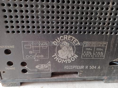 R504A; Ducretet -Thomson; (ID = 2919468) Radio