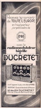 Radio-Modulateur Bigrille RM7; Ducretet -Thomson; (ID = 2105853) Radio