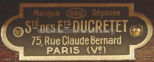 Radio-Modulateur Bigrille RM7; Ducretet -Thomson; (ID = 689945) Radio