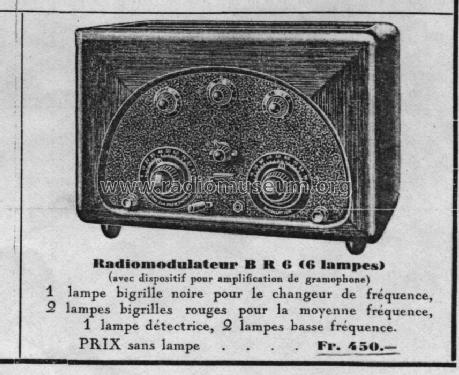 Radiomodulateur BR6; Ducretet -Thomson; (ID = 616238) Radio