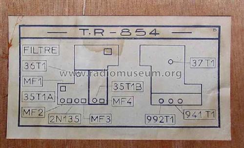 TR854; Ducretet -Thomson; (ID = 439140) Radio